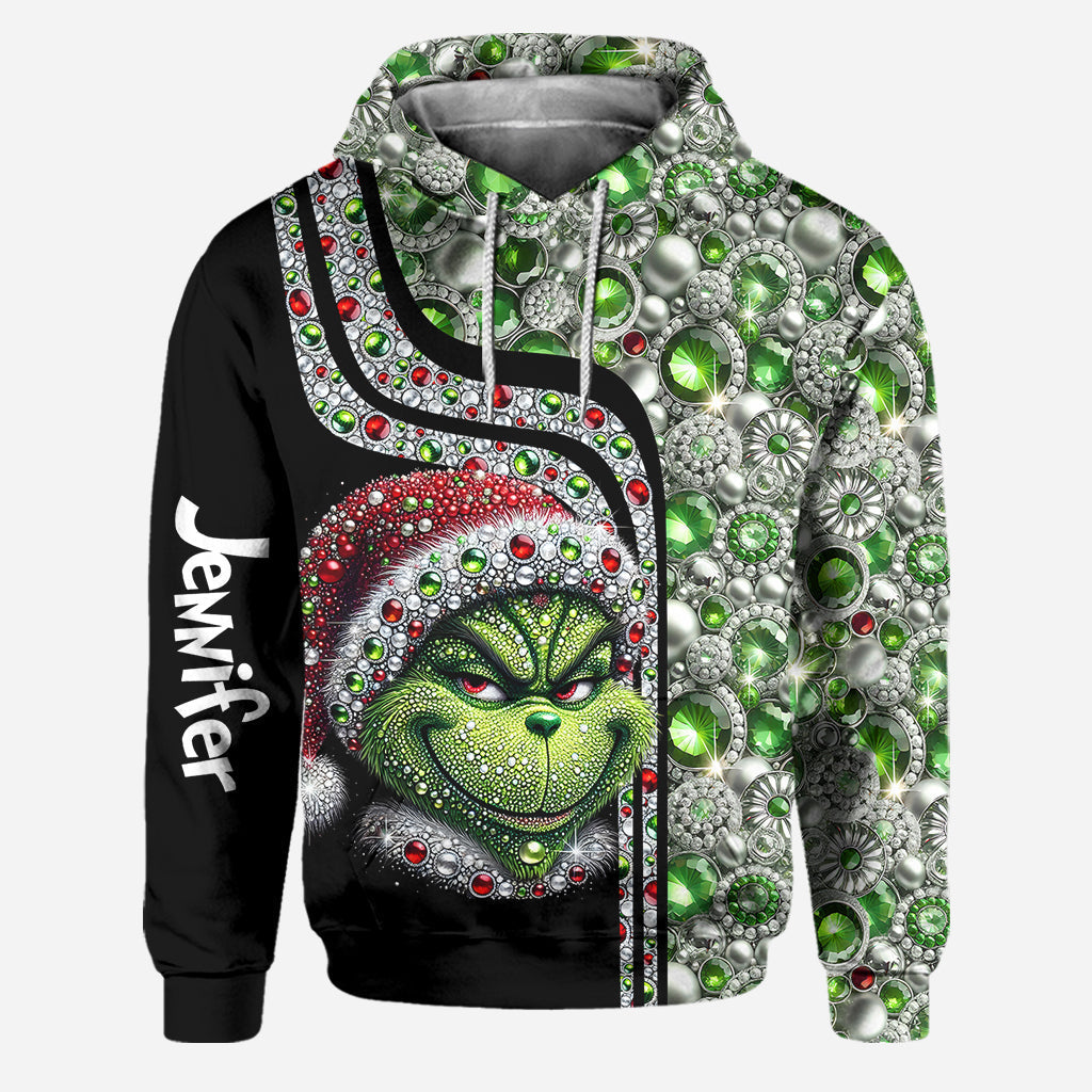 Merry Grinchmas - Personalized Stole Christmas Hoodie and Leggings