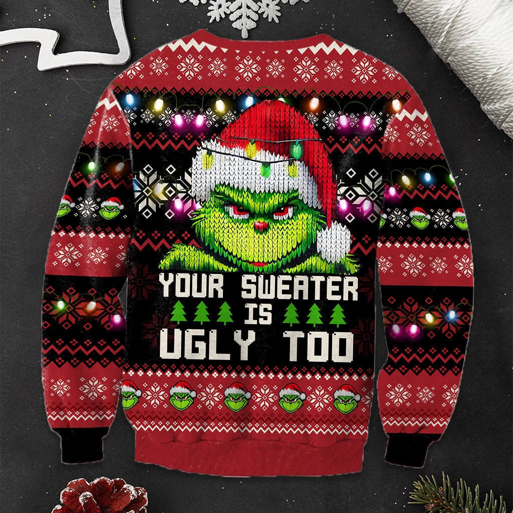All Sweaters Are Ugly Shirt - Personalized Stole Christmas Ugly Sweater