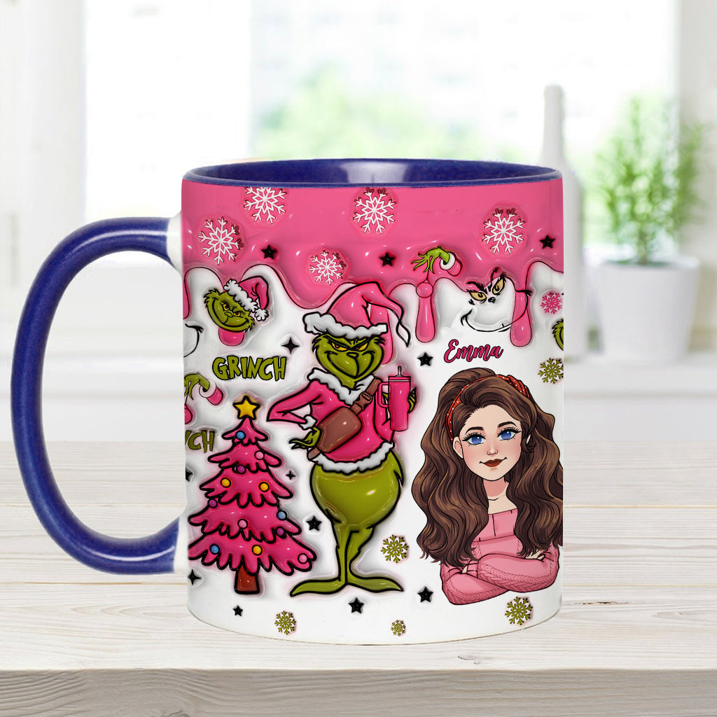In My Grinch Era - Personalized Stole Christmas Accent Mug