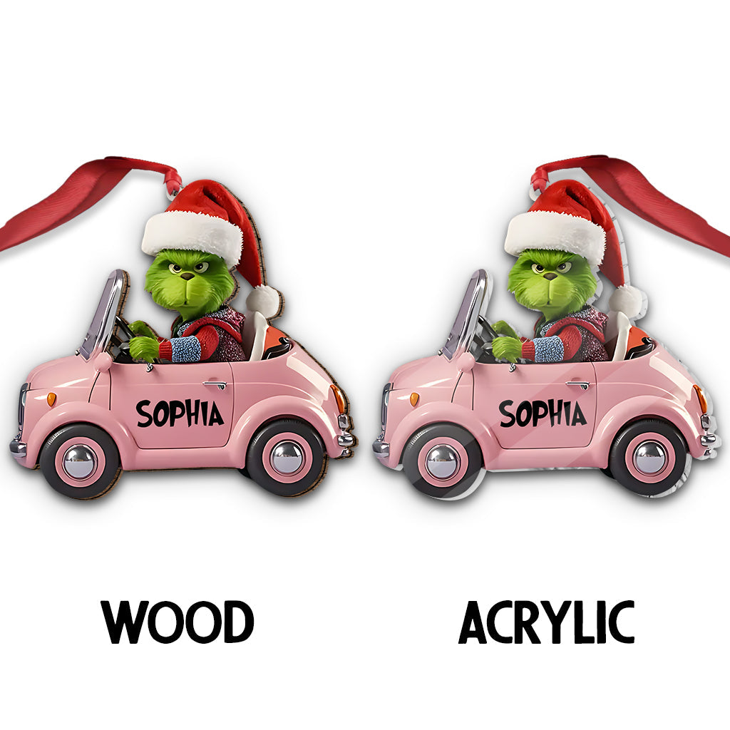 Driving Around - Personalized Stole Christmas Ornament