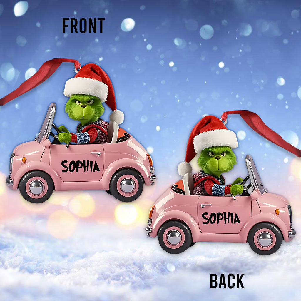 Driving Around - Personalized Stole Christmas Ornament