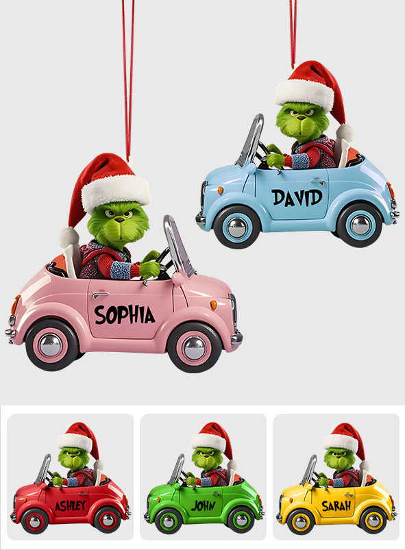 Driving Around - Personalized Stole Christmas Ornament