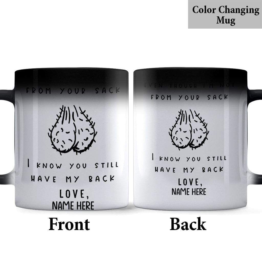 Même si je ne suis pas de votre sang - Mug personnalisé pour papa