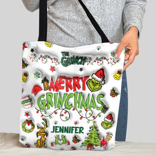 Je suis réservé(e) - Sac fourre-tout de Noël personnalisé avec étole