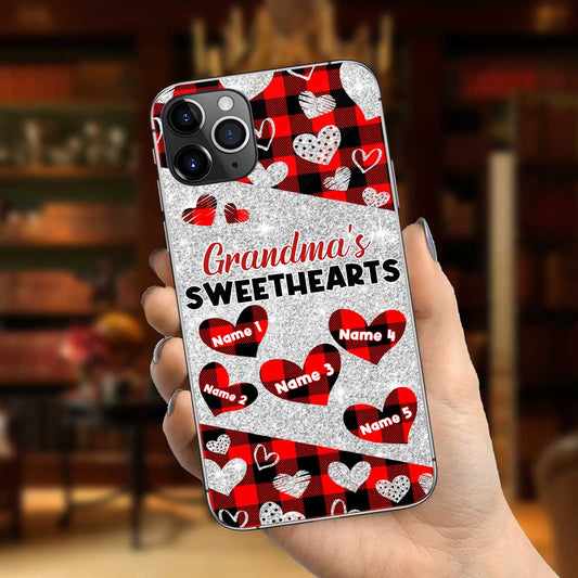 Les amoureux de grand-mère - Coque de téléphone personnalisée pour la Saint-Valentin