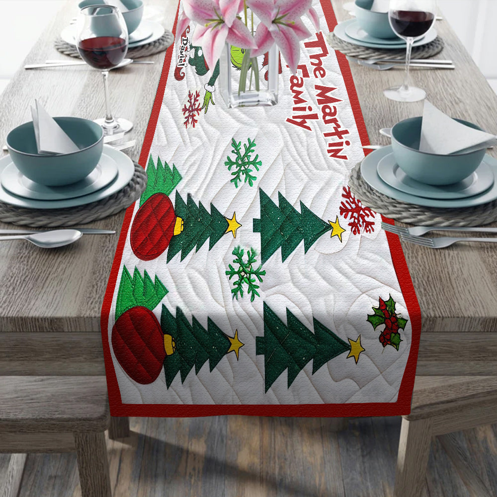 Chaos Coordinator - Personalized Stole Christmas Table Runner