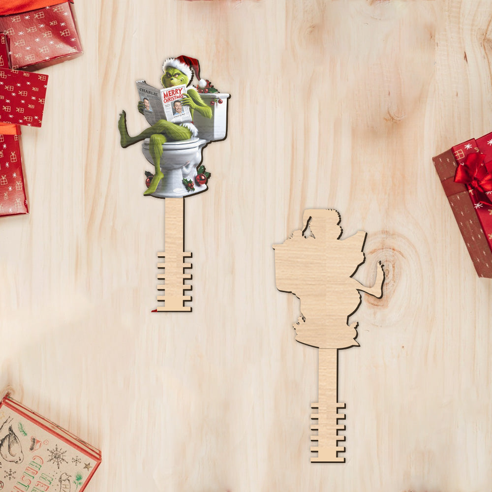 Joyeux Noël - Étole personnalisée pour décorer le sapin de Noël