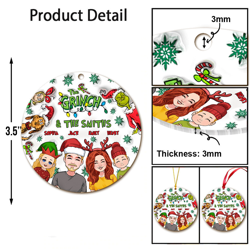 Merry Christmas - Personalized Stole Christmas Ornament