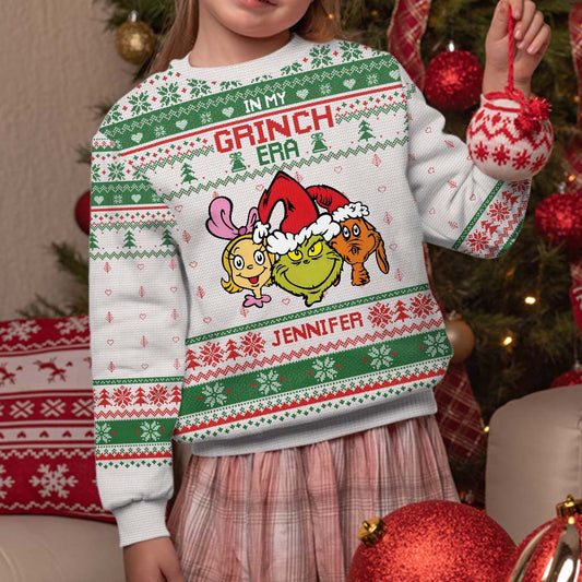 À mon époque - Pull de Noël moche avec étole personnalisée