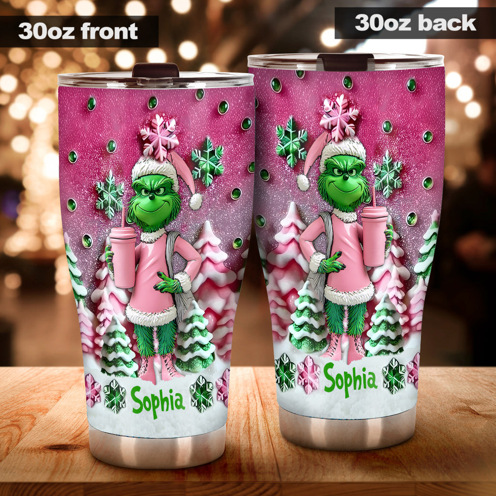 Merry Chrinchmas - Personalized Stole Christmas Tumbler