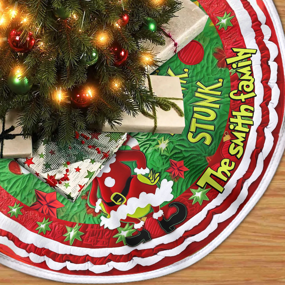 Stink Stunk - Jupe de sapin de Noël personnalisée Stole
