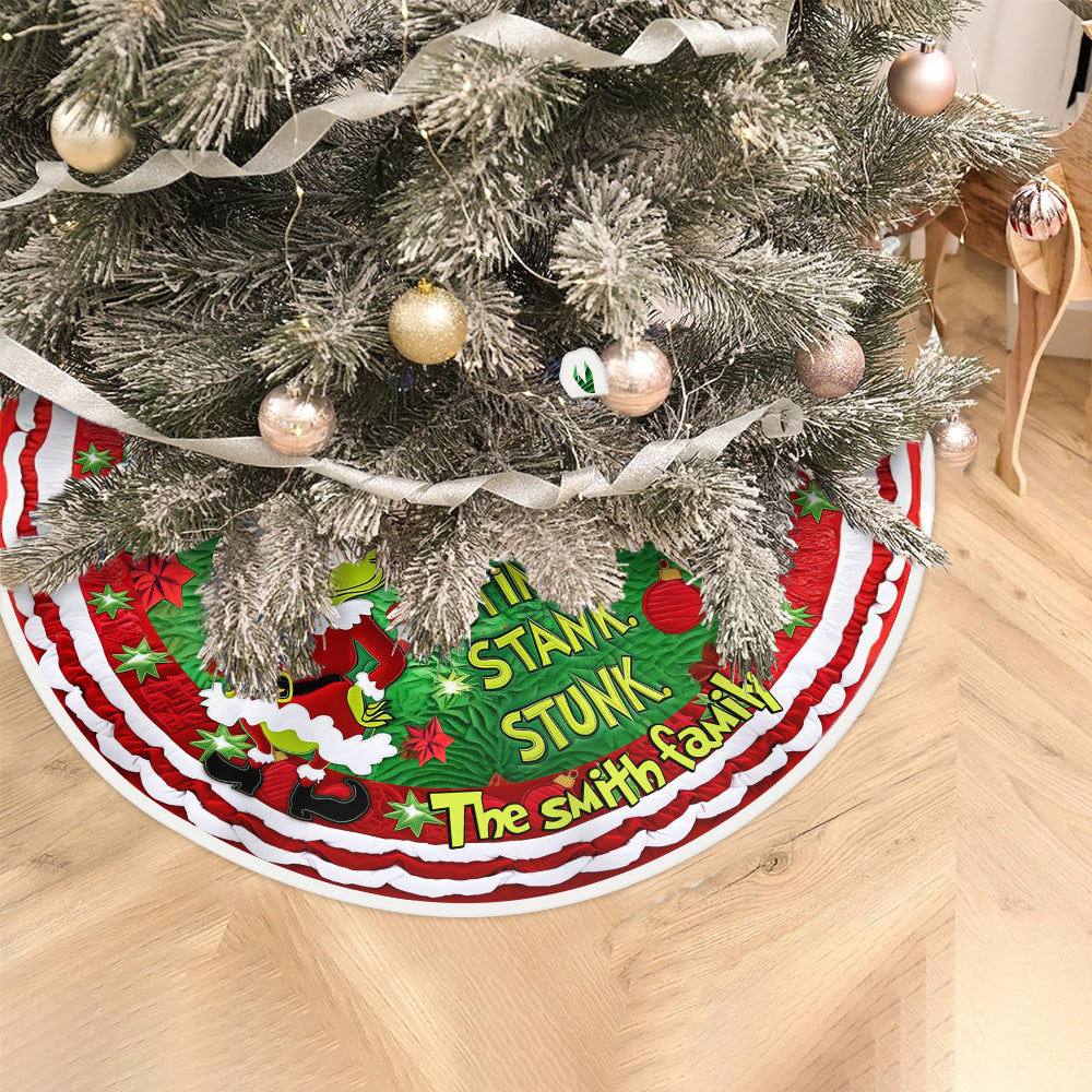 Stink Stunk - Jupe de sapin de Noël personnalisée Stole