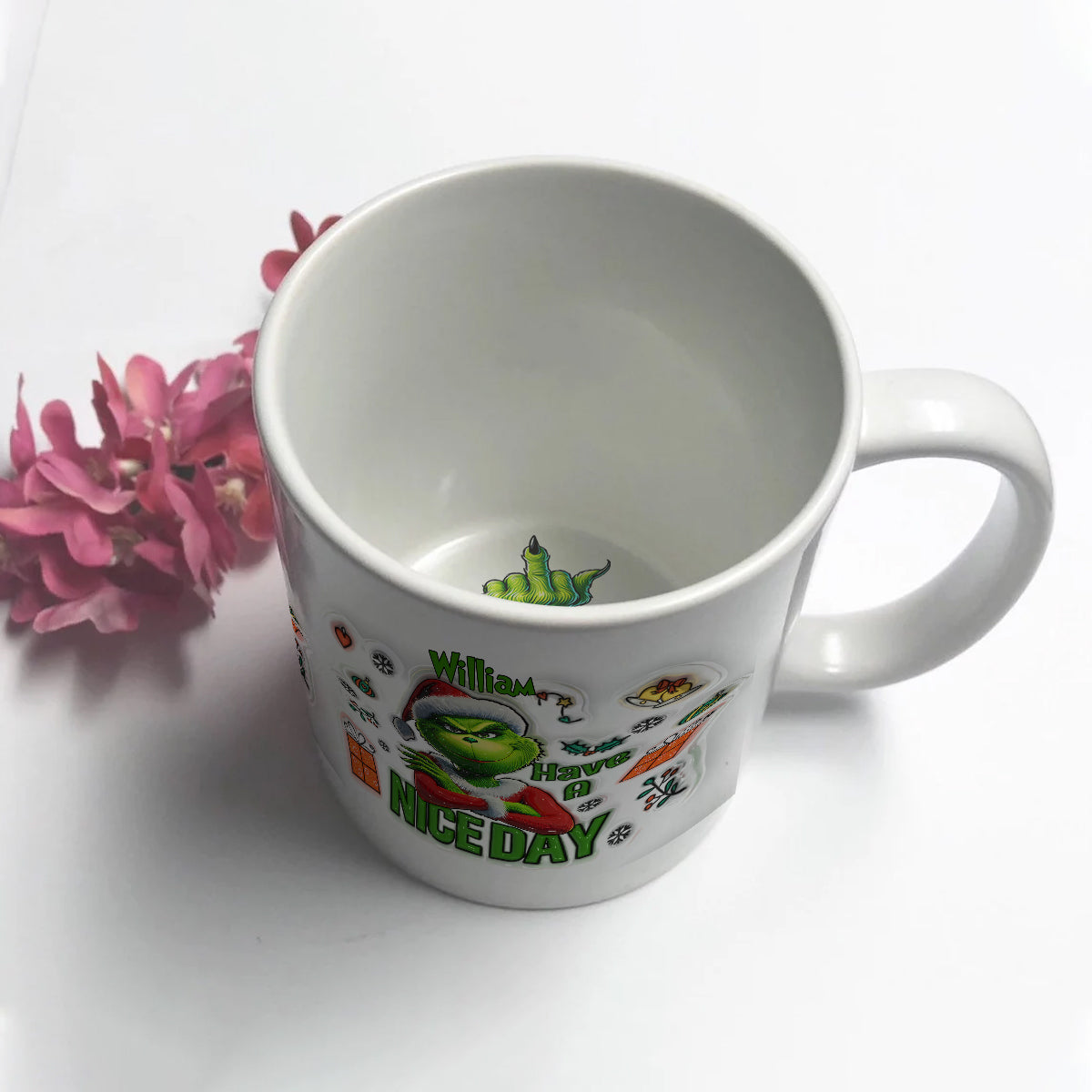 Have A Nice Day - Personalized Stole Christmas Hidden Message Mug