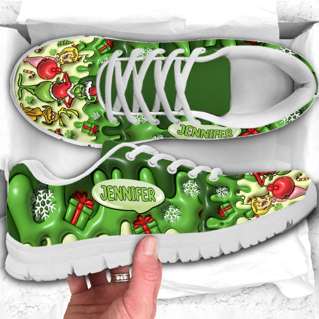 Joyeux Noël - Étole personnalisée Baskets de Noël