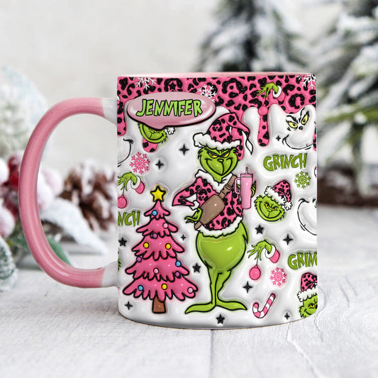 Merry Christmas - Personalized Stole Christmas Accent Mug