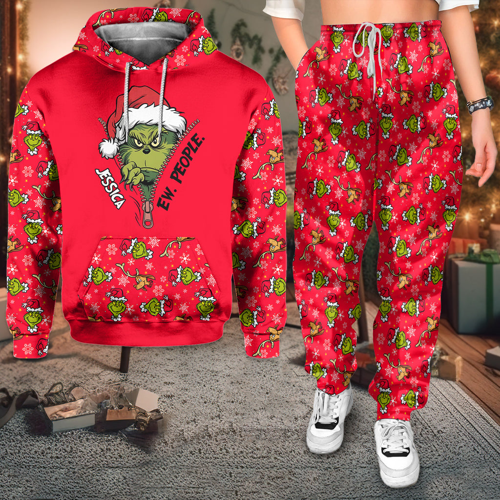 Ew People - Personalized Stole Christmas Hoodie and Sweatpants
