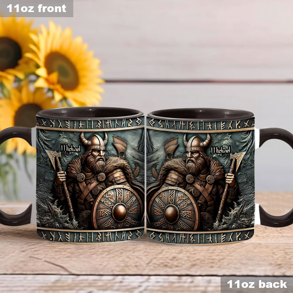 Mug personnalisé Viking Warrior - À l'effigie d'un guerrier viking