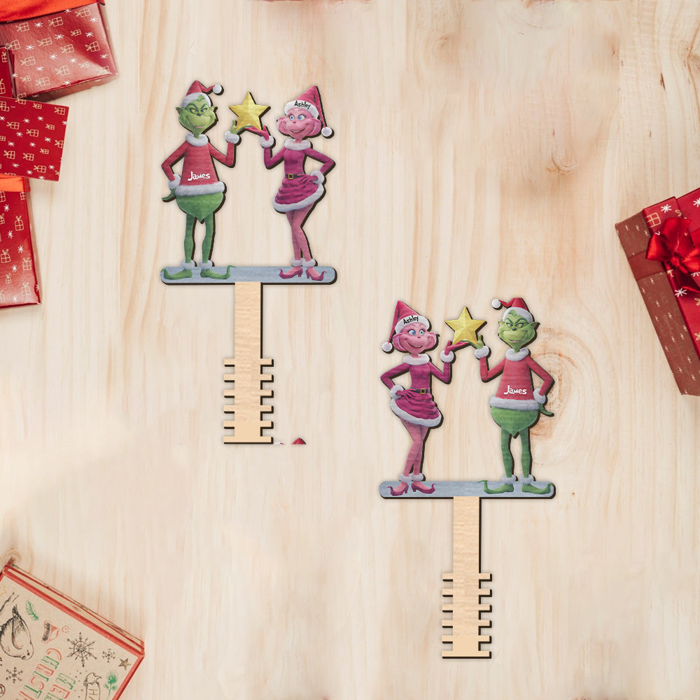 Merry Grinchmas - Personalized Stole Christmas Tree Topper