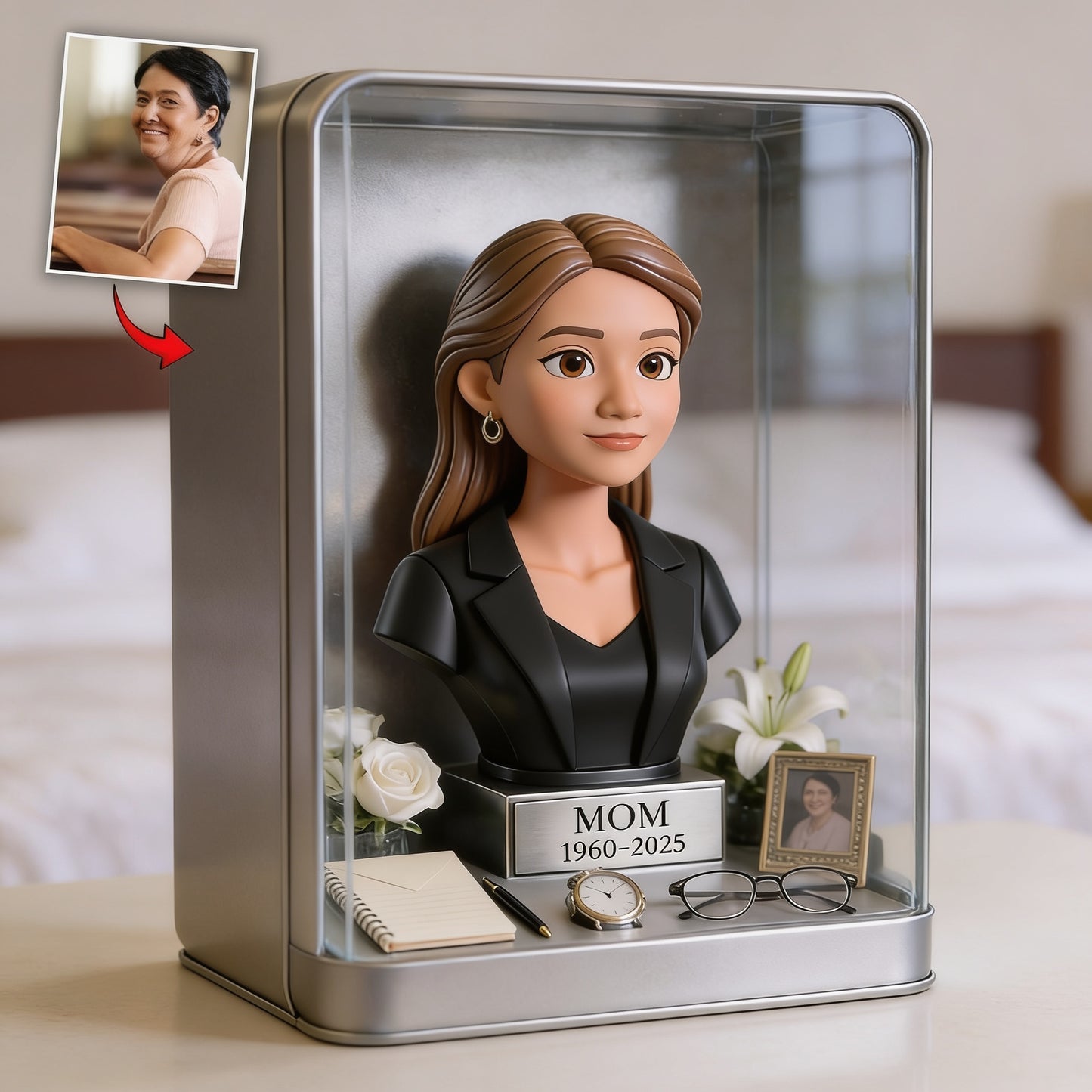 Memorial Keepsakes - Personalized Memorial Custom Shaped Acrylic Plaque