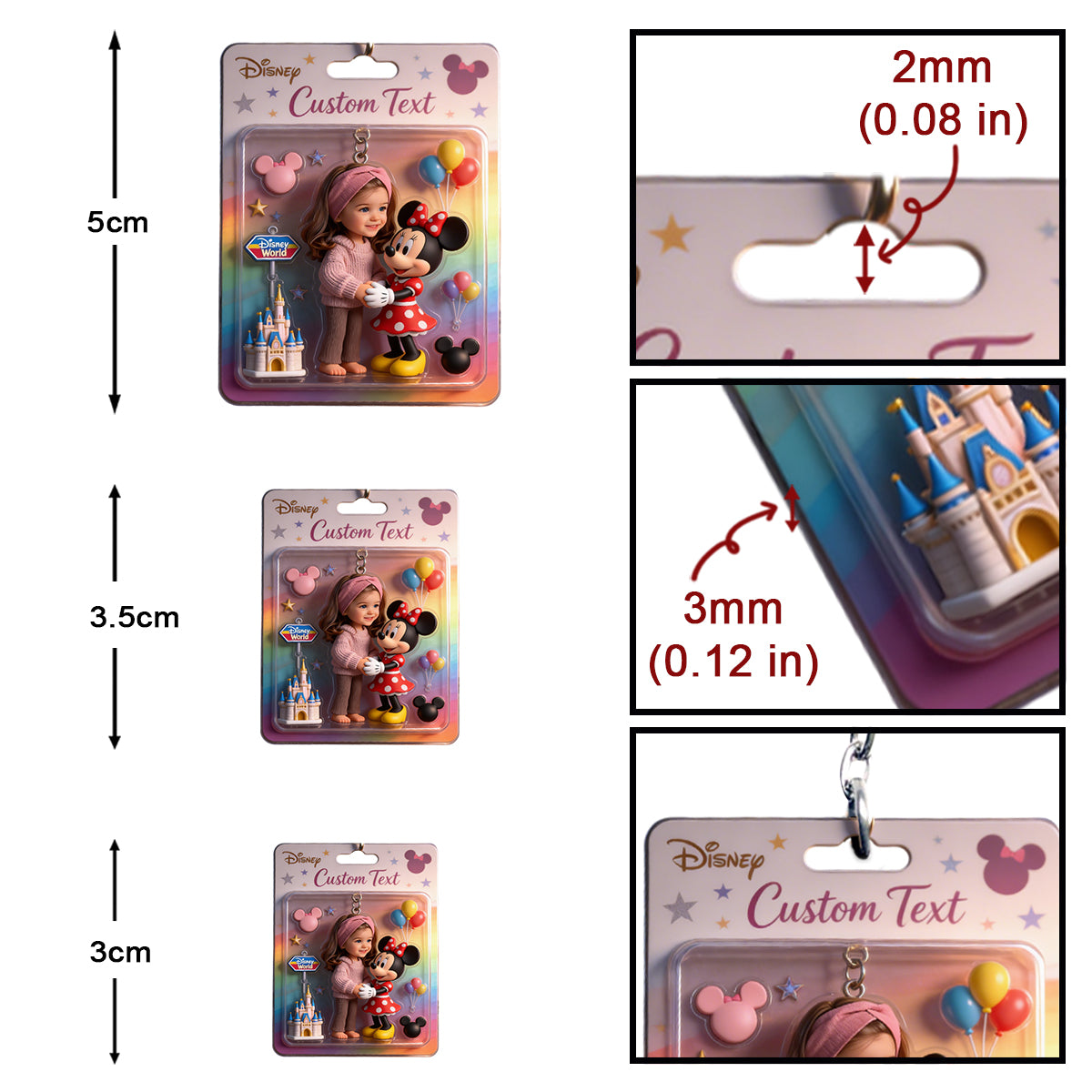 Friends - Personalized Mouse Keychain