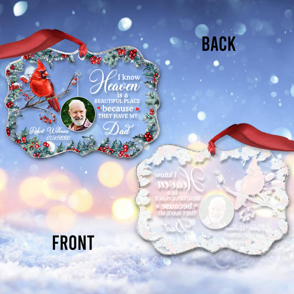 I Am Always With You - Personalized Memorial Transparent Ornament