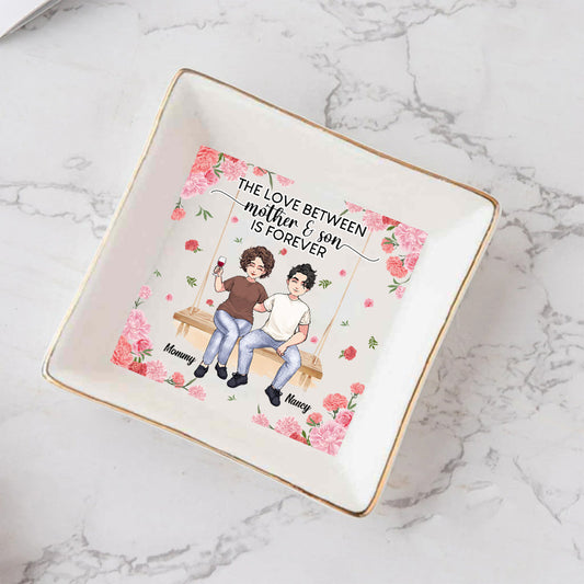 Mère et Fille - Cadeau pour maman, fille, fils - Porte-bijoux personnalisé