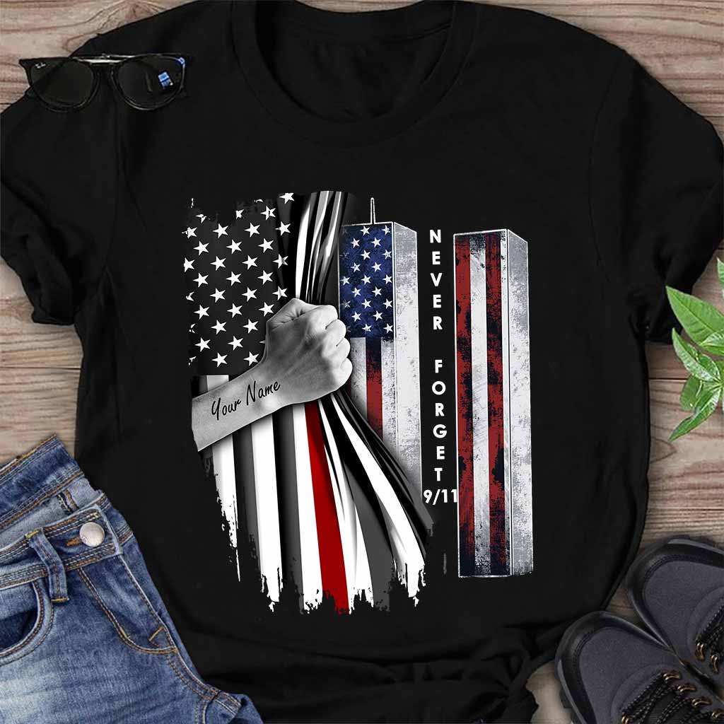 N'oubliez jamais - T-shirt et sweat à capuche personnalisés pour pompiers