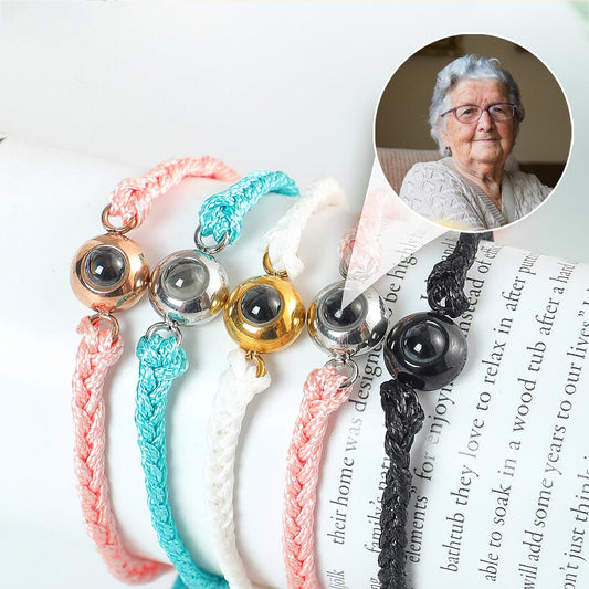 Ceux qu'on aime ne disparaissent jamais - Bracelet de projection personnalisé, cadeau commémoratif en cas de perte.