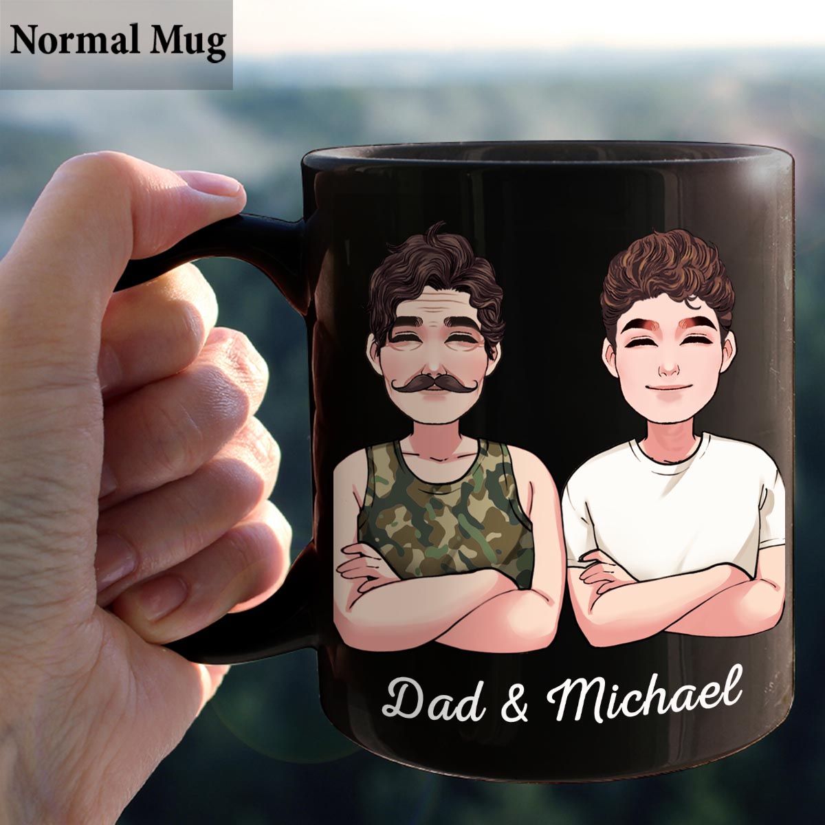 Chère maman, cher papa, je suis à vous - Cadeau pour maman, papa - Mug personnalisé