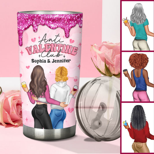 Anti Valentine Club - Personalized Bestie Tumbler