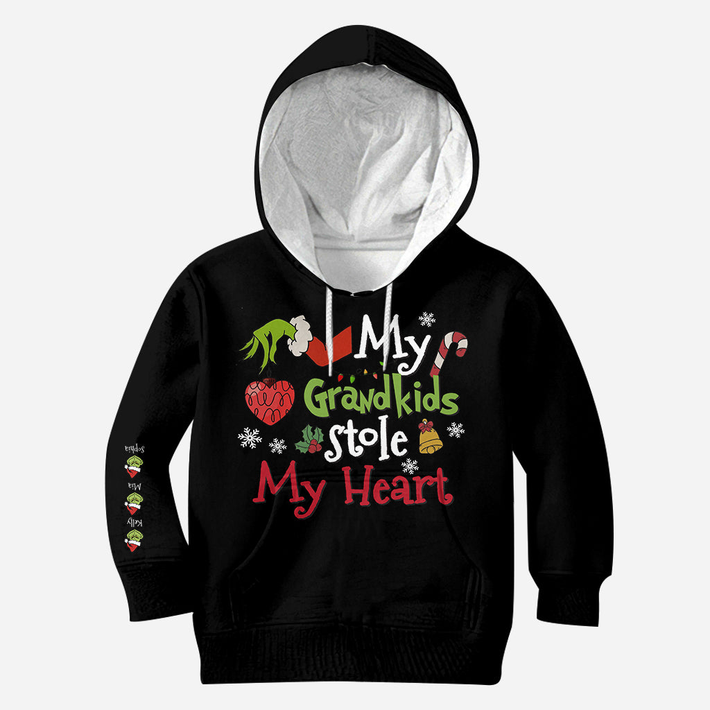 Mes petits-enfants ont volé mon cœur - T-shirt « Noël volé »