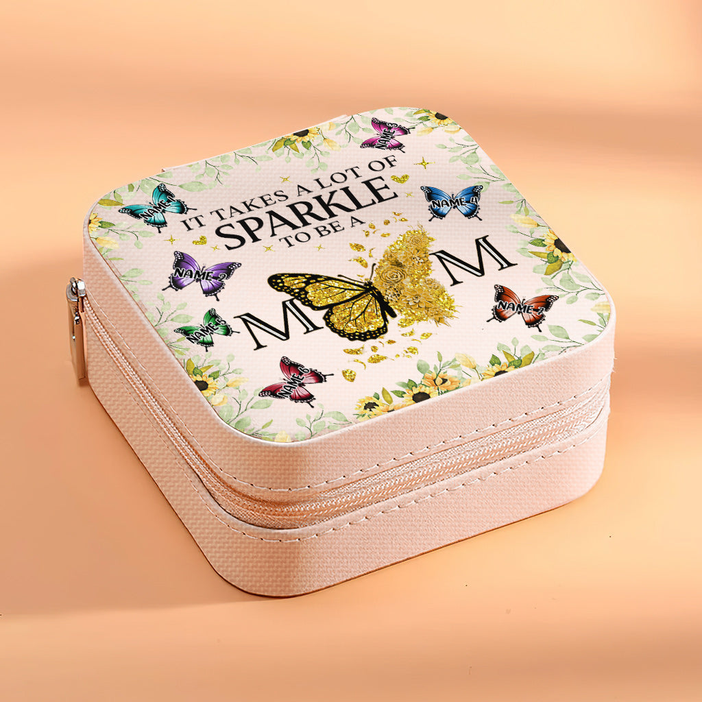 Il faut beaucoup d'éclat pour être maman - Coffret à bijoux personnalisé pour maman