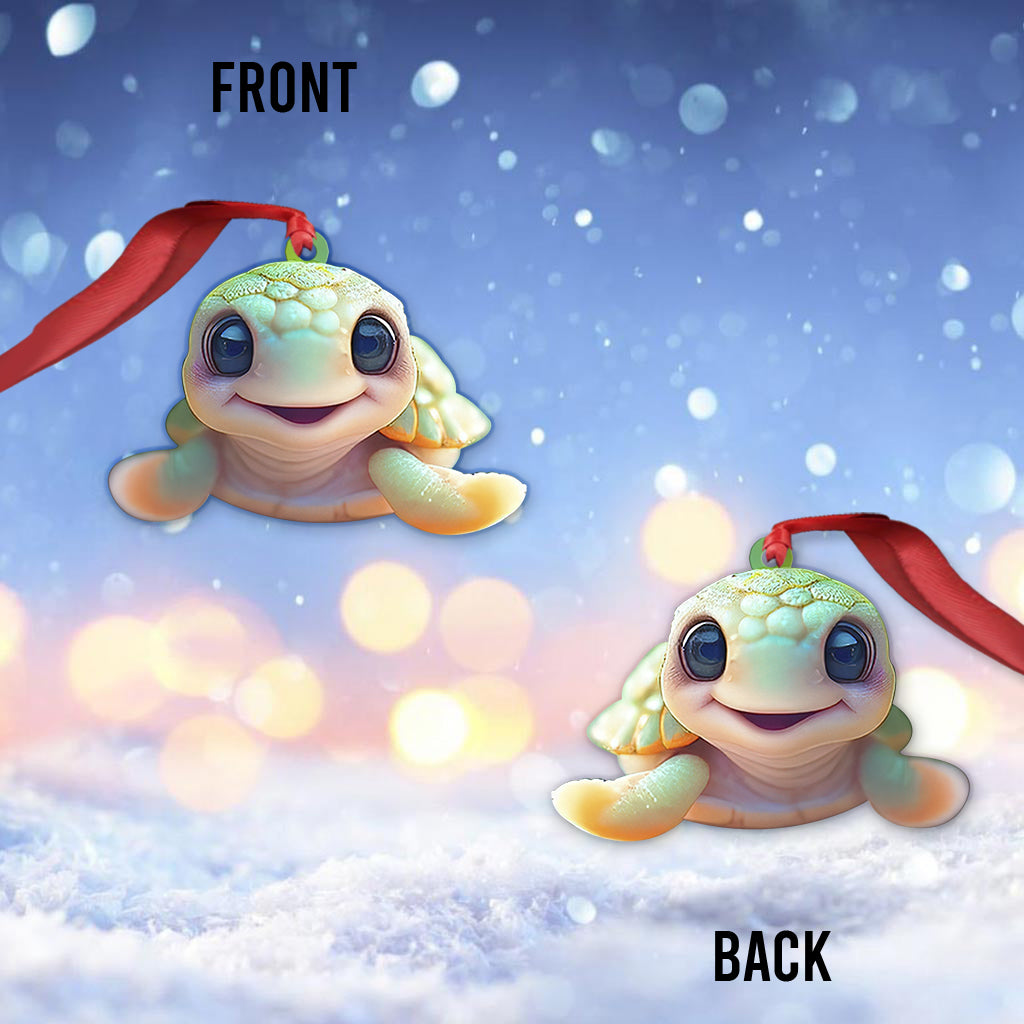 J'adore les tortues - Ornement tortue