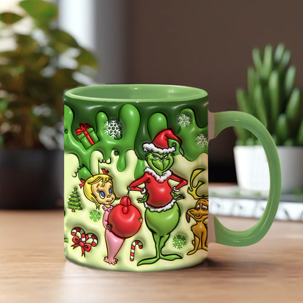 Joyeux Grinchmas - Mug décoratif « Noël volé »