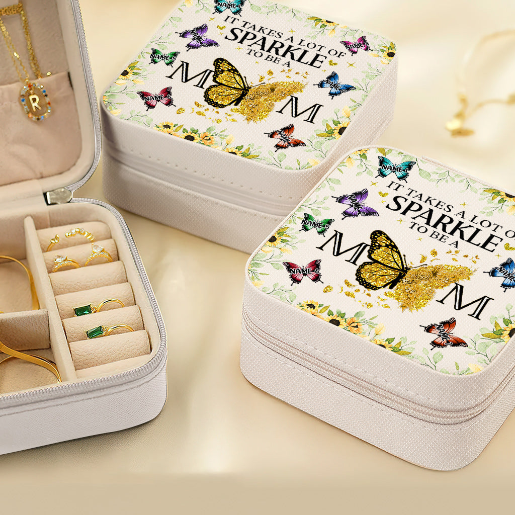Il faut beaucoup d'éclat pour être maman - Coffret à bijoux personnalisé pour maman