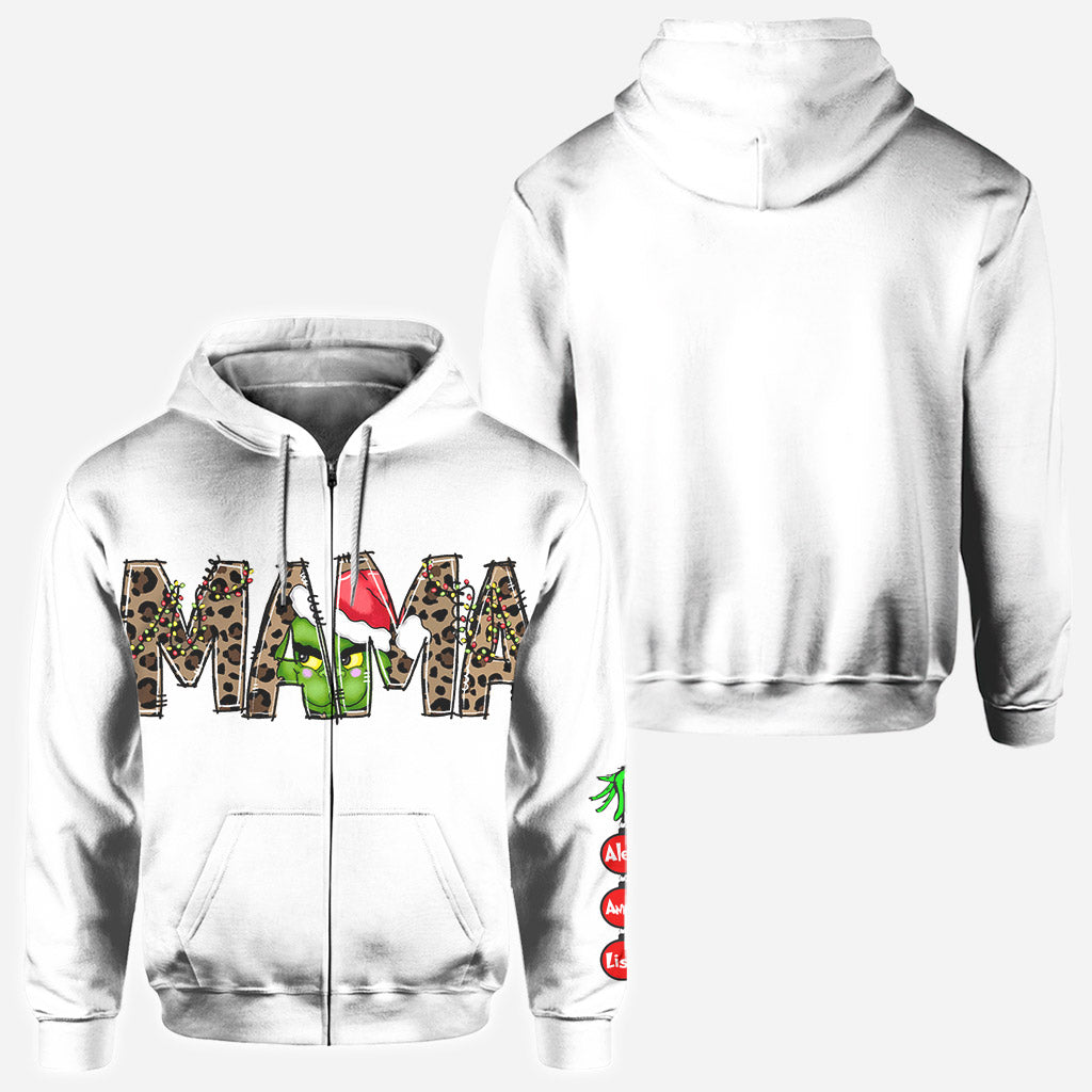 Personalized Christmas Hoodie For Mom - Personalized Stole Christmas All Over Shirt