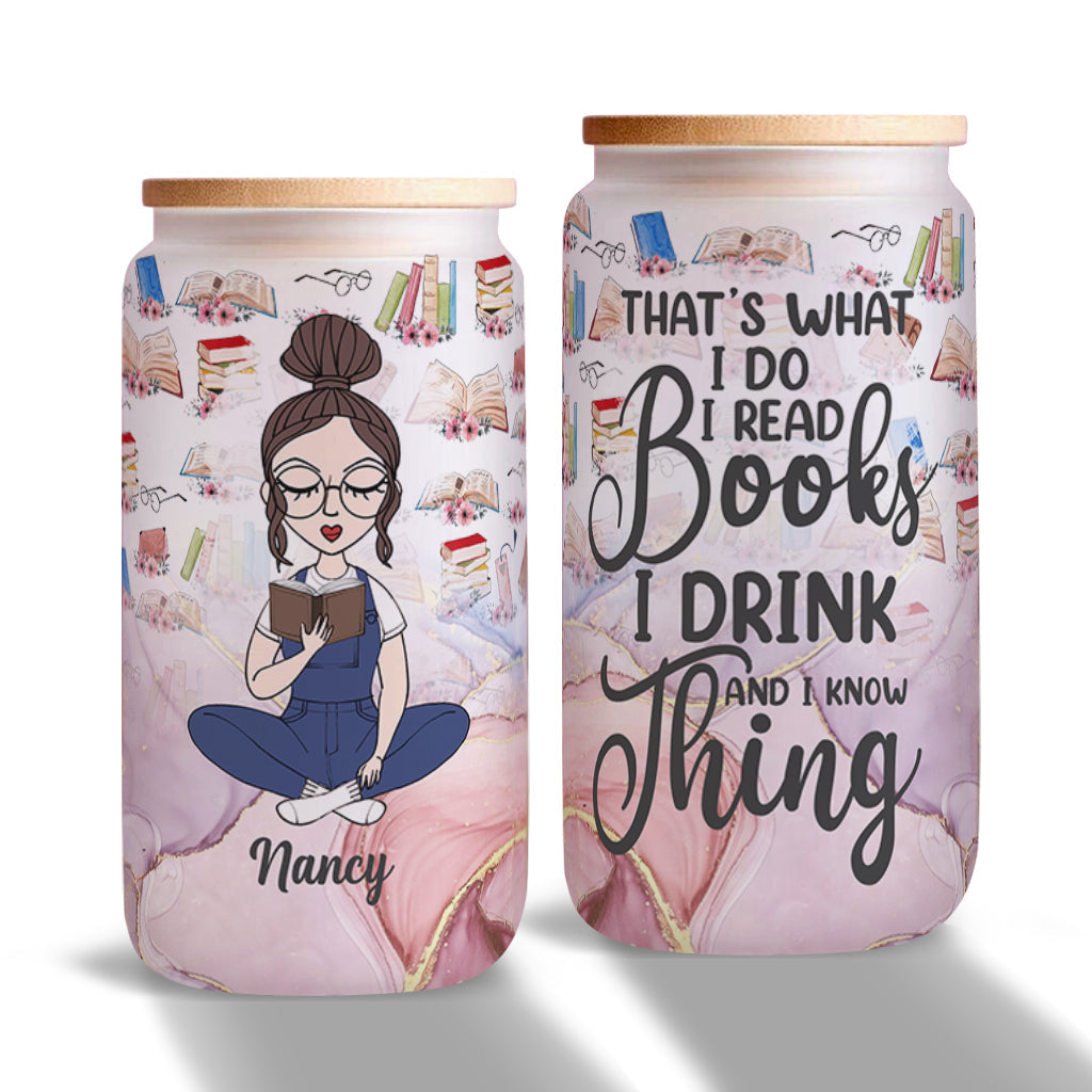 Voilà ce que je fais - Livre personnalisé en verre