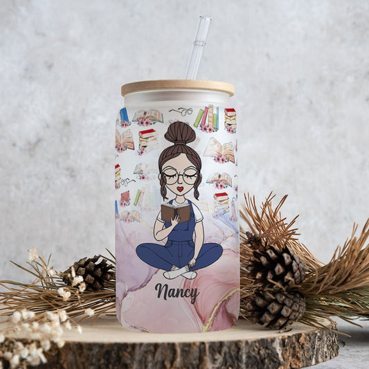Voilà ce que je fais - Livre personnalisé en verre