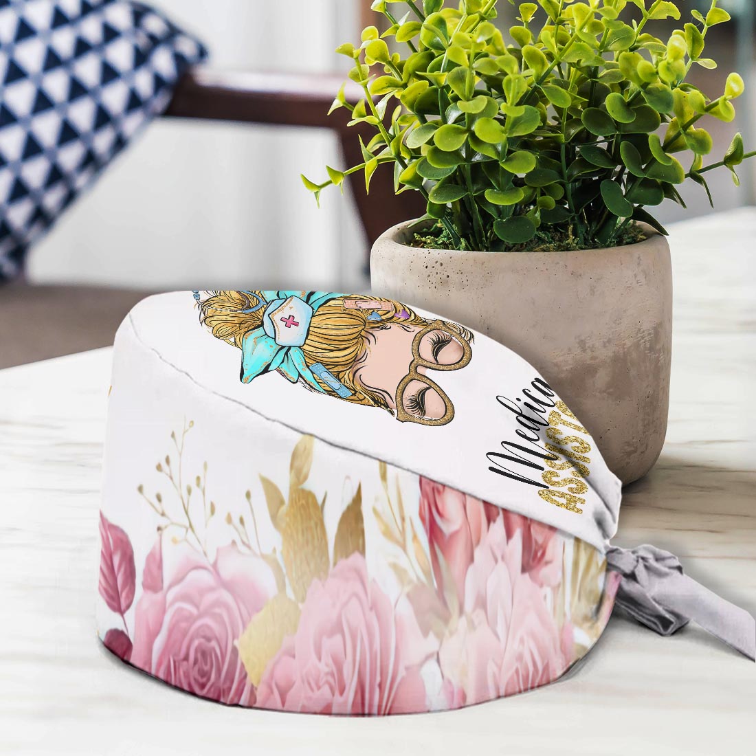 Vie d'infirmière - Bonnet de bloc opératoire personnalisé