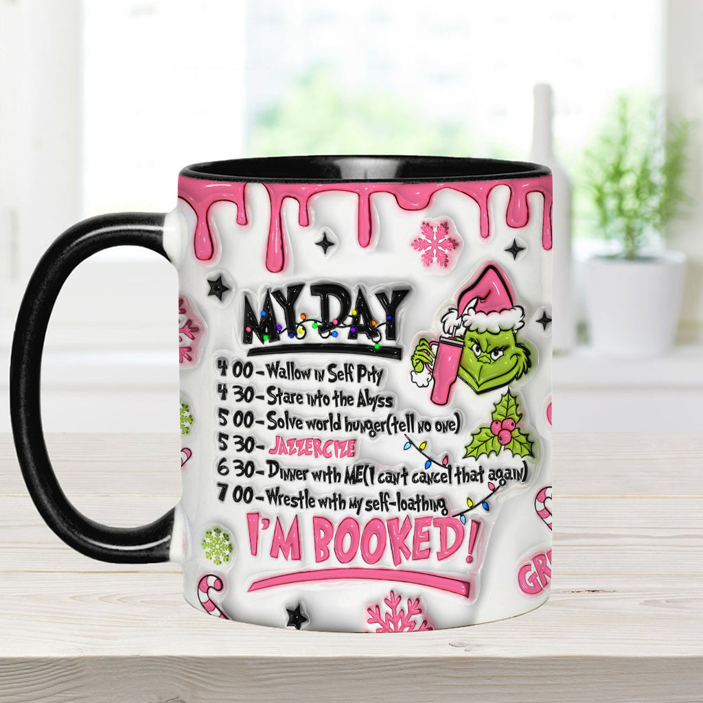 Je suis réservé(e) - Mug de Noël personnalisé avec étole