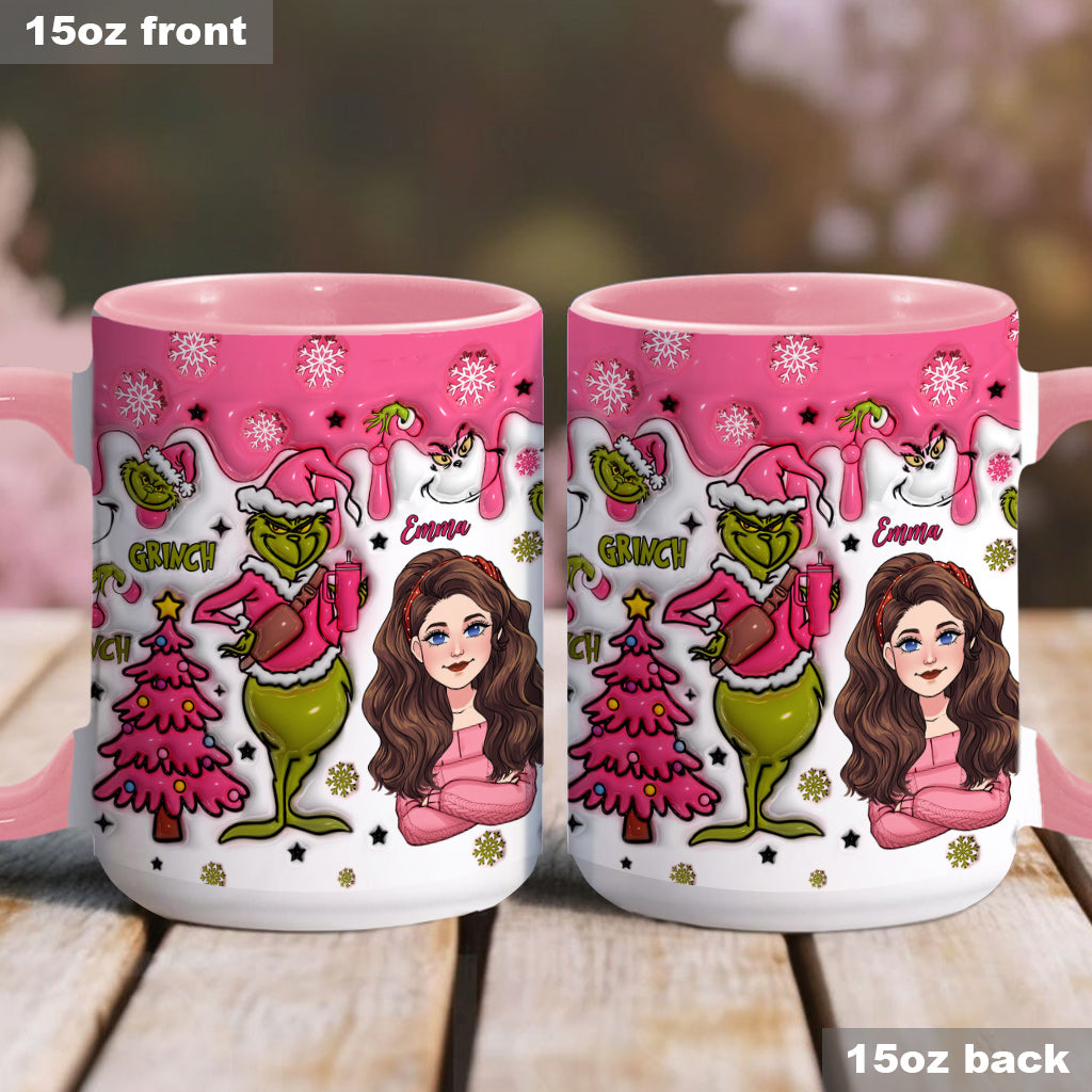 In My Grinch Era - Personalized Stole Christmas Accent Mug