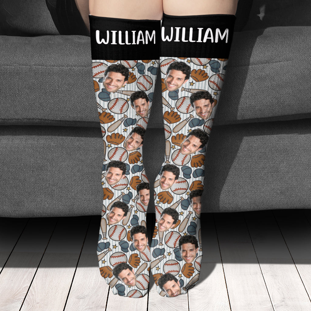 Rien de tel que chez soi - Chaussettes de baseball personnalisées