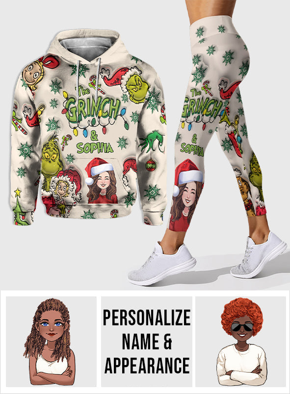 Merry Christmas - Personalized Stole Christmas Hoodie and Leggings