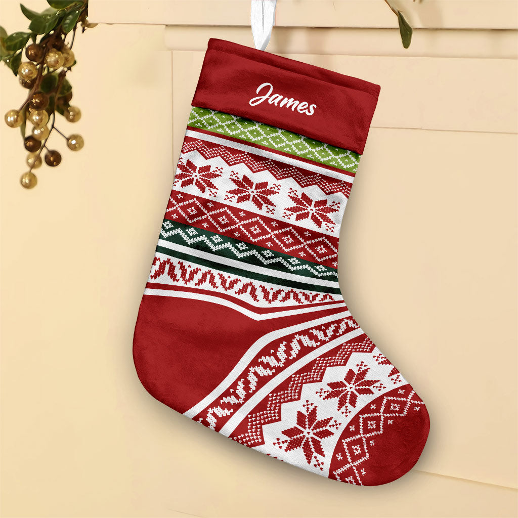Joyeux Noël - Chaussettes de Noël personnalisées pour toute la famille