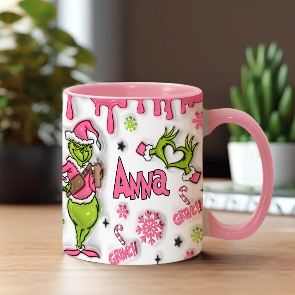Je suis réservé(e) - Mug de Noël personnalisé avec étole