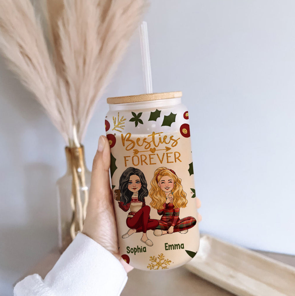 Meilleures amies pour toujours - Verre à canette personnalisé pour meilleures amies