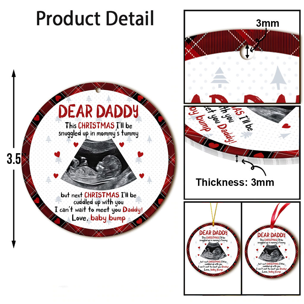 Cadeau de Noël pour futur papa - Cadeau pour nouveau papa - Ornement personnalisé