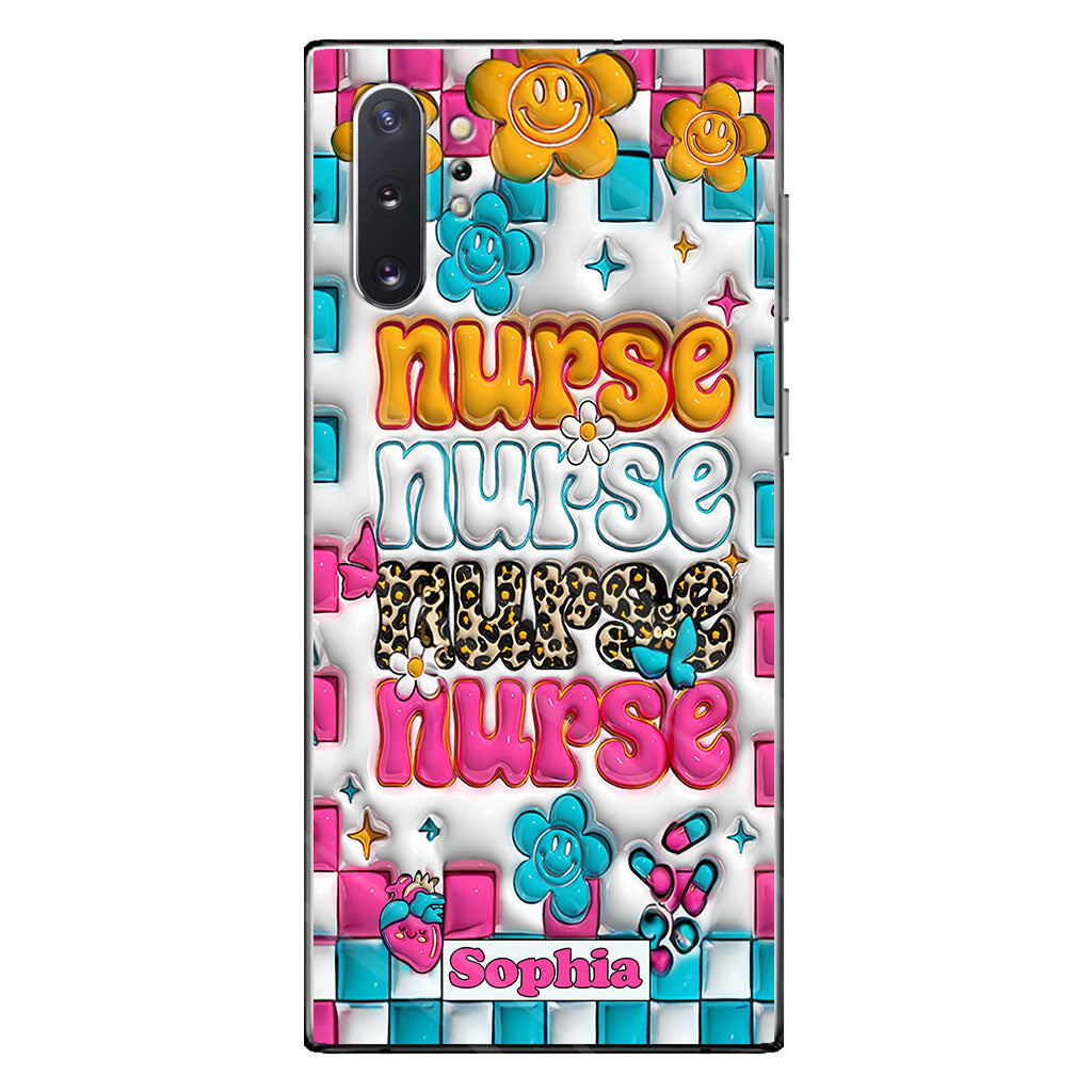 Vie d'infirmière - Étui de téléphone personnalisé pour infirmière