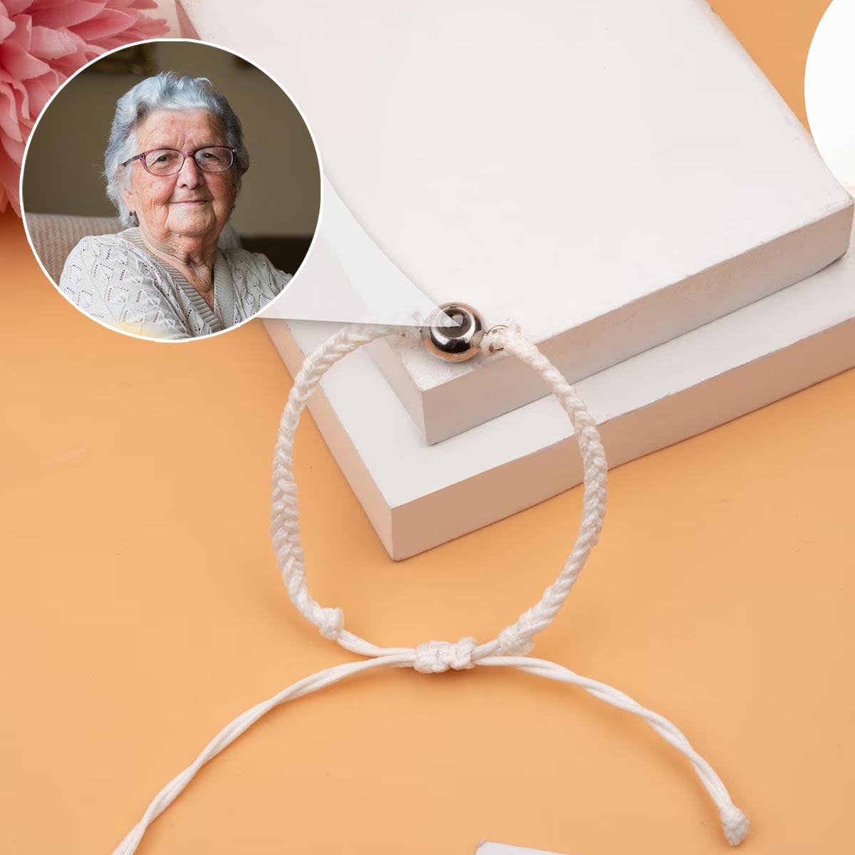 Ceux qu'on aime ne disparaissent jamais - Bracelet de projection personnalisé, cadeau commémoratif en cas de perte.