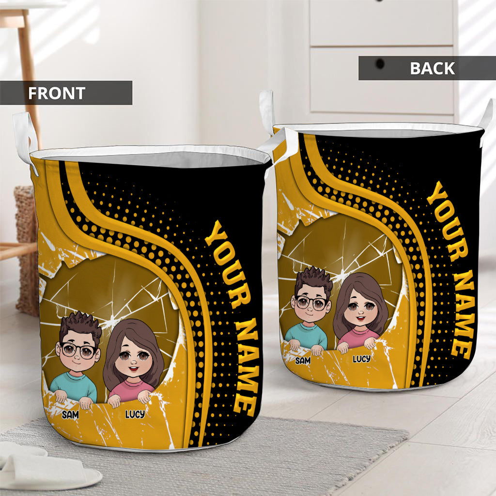 Meilleur papa du monde - Panier de rangement personnalisé pour papa